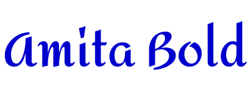 Amita Bold フォント